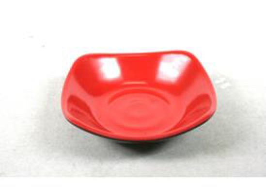 Picture of Melamin red S.Q. DEEP PLATE #2(11.5cm)(12)